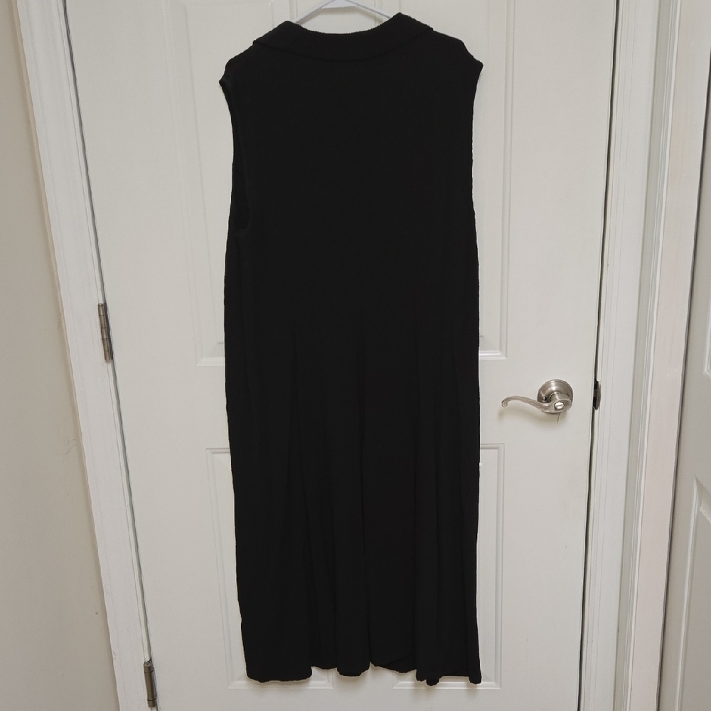 Nina Leonard Black Textured Dress - Picture 6 of 8